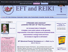 Tablet Screenshot of eft-reiki.com